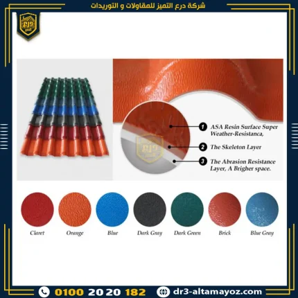 اسعار القرميد البلاستيك المصري سمك 3